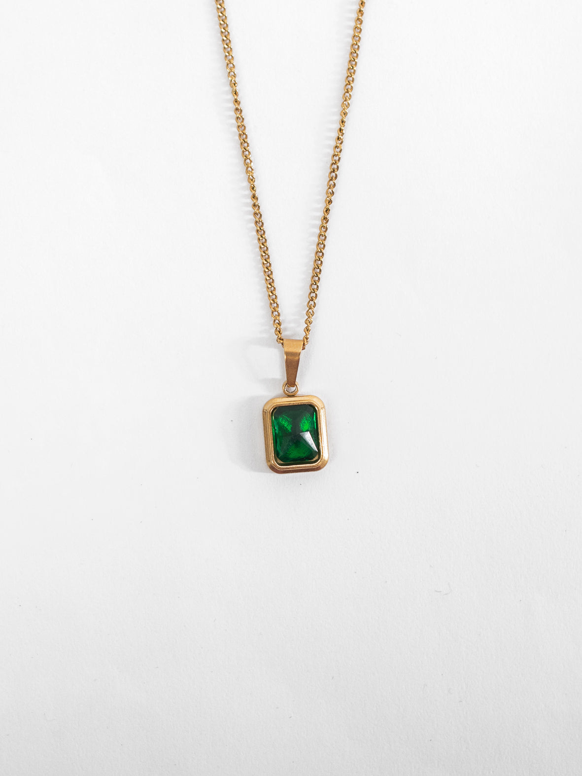 Smaragd Stone Thyra Necklace