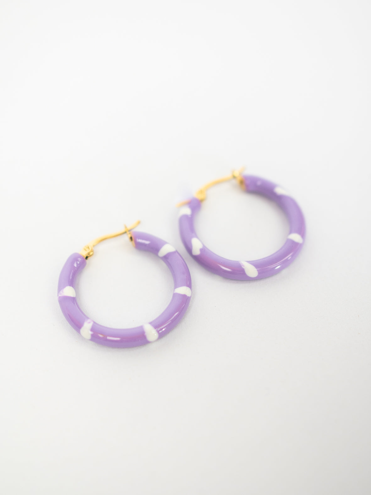 Lavender Bliss Hoops