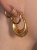18k Gold Plated Statement Hoops